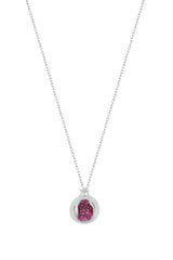 Pomegranate Silver Necklace