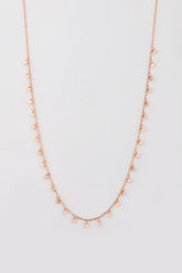 قلادة من الفضة 925 مرصعة بالترتر