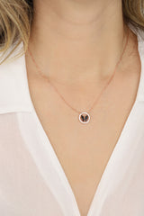 Black Butterfly Ring Silver Necklace