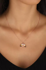 925 Sterling silver HONEY BEE PENDANT 12mm - chain