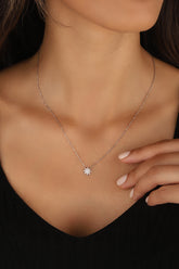 قلادة نجمة صغيرة من الفضة الإسترلينية، نجمة صغيرة، فضة إسترلينية، قلادة، قلادة نجمة فضية، أنيقة، صغيرة، رقيقة، بسيطة