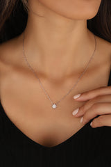 قلادة نجمة صغيرة من الفضة الإسترلينية، نجمة صغيرة، فضة إسترلينية، قلادة، قلادة نجمة فضية، أنيقة، صغيرة، رقيقة، بسيطة