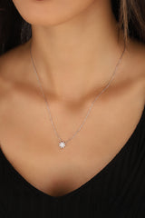 قلادة نجمة صغيرة من الفضة الإسترلينية، نجمة صغيرة، فضة إسترلينية، قلادة، قلادة نجمة فضية، أنيقة، صغيرة، رقيقة، بسيطة