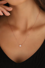 قلادة نجمة صغيرة من الفضة الإسترلينية، نجمة صغيرة، فضة إسترلينية، قلادة، قلادة نجمة فضية، أنيقة، صغيرة، رقيقة، بسيطة