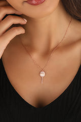 قلادات الحلوى / ميداليات مصاصات الحجر الأبيض / ميداليات التوفي / مجوهرات مجموعة الحلوى