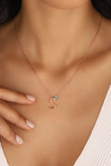 قلادة حروف ثلاثية الأبعاد من خرز العين الشريرة، قلادة أولية