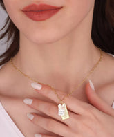 3 Pieces Sterling Silver Necklace with God and Prayer