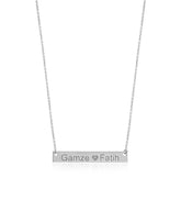 Custom Name Necklace in Sterling Silver – Romantic Valentine Gift