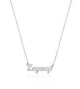 Personalized Handwritten Name Necklace – Sterling Silver Gift for Loved One