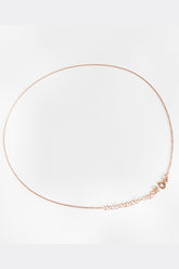 سلسلة قلادة فضية كلاسيكية