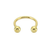 14K Gold Helix Piercing Without Stone