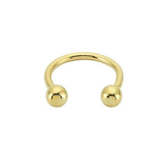 14K Gold Helix Piercing Without Stone