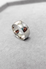 Silver Men's Wedding Band Ring – Flat Surface Classic 925 Sterling Ring