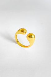 Sterling Silver Double Heeled Ring