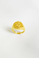 Snake Figured Silver Ring Without Stone