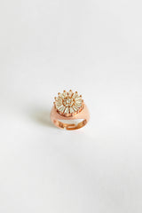 Baguette Stone Oval Silver Ring