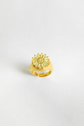 Baguette Stone Oval Silver Ring