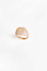 Baguette Stone Silver Ring