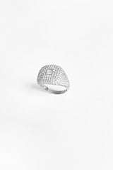 Baguette Stone Silver Ring