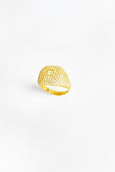Baguette Stone Silver Ring