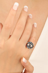 Eye Silver Ring