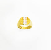 White 3 Row Baguette Stone Silver Ring, Bridesmaid ring Wedding jewelry