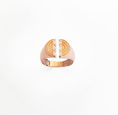 White 3 Row Baguette Stone Silver Ring, Bridesmaid ring Wedding jewelry