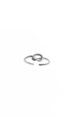 925 Silver, Knotted Thin Ring