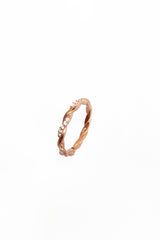 Silver Ring with White Zircon Stone