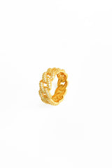 Cuban Chain Model Sterling Silver Ring