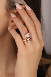 خاتم فضة على شكل ثعبان من الحجر الأبيض، خاتم فضة إسترليني عيار 925 مزين بعلامة ثعبان صلبة