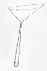 Crushed Corner Chain Silver Sahmeran