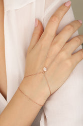 Star zircon stone hand chain bracelet, Dainty bracelet, Slave gold bracelet, Hand Slaves Chain, Galaxy Star Hand Chain, Night Sky Hand Chain