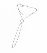 Key of the Nile Silver Shahmeran Bracelet, Adjustable Body Bracelet, Gift for Her, Bestfriend Gift, Feminist Silver Venus Symbol