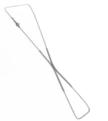 سلسلة يد تنس 1.5 مم، سوار إصبع قابل للتعديل، سوار شاهماران فضي