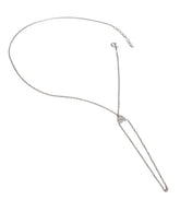 White CZ Heart Silver Shahmeran Hand Bracelet