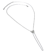 Heart Silver Shahmeran Bracelet with Large Drop Stones, Silver 925 Hand Bracelet, CZ Finger Bracelet, Sterling Silver Back Hand Bracelet