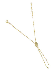 سوار يد شاهمران فضي من همسة - حجر واحد