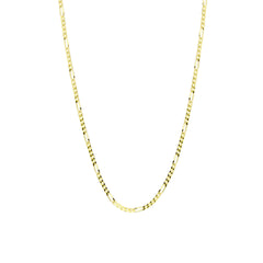 قلادة سلسلة فيجارو المجوفة، مجوهرات فيجارو من الذهب الصلب