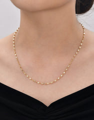 Star Forzentina - 14 Carat Solid Gold Chain Necklace - Thickness 2.70 mm (585 Stamped)