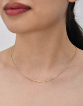 كيرب مارينر - قلادة سلسلة من الذهب الصلب عيار 14 قيراطًا - سمك 2.00 مم (مختوم 585)