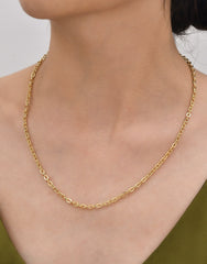 بريل فورزينتينا - قلادة سلسلة من الذهب الصلب عيار 14 قيراطًا - سمك 1.80 مم (مختوم 585)