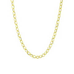 بريل فورزينتينا - قلادة سلسلة من الذهب الصلب عيار 14 قيراطًا - سمك 1.80 مم (مختوم 585)