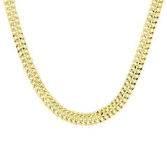 قلادة سلسلة من الذهب الصلب عيار 14 قيراطًا على شكل سهم شبكي من بسمارك - سمك 4.20 مم (مختوم 585)