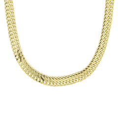 Vienna Gold Chain - 14K Solid Gold Chain Necklace - Thickness 5.50 mm (585 Stamped)