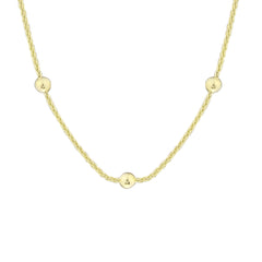 2.5 mm Wheat Spiga Espiga Chain Necklace 16 inch 18-inch Length with balls