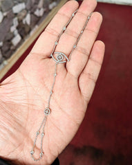 Zircon Stone Eye Silver Sahmeran Bracelet, Hand Chain Bracelet, Slave Body Chain Bracelet, Gold Chain, Hand Chain Bracelet, Ring Bracelet
