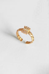 Baguette Stone Silver Ring