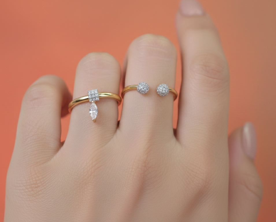 Sterling Silver Stone Rings – Elegant Gemstone Jewelry for Women