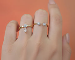 Sterling Silver Stone Rings – Elegant Gemstone Jewelry for Women